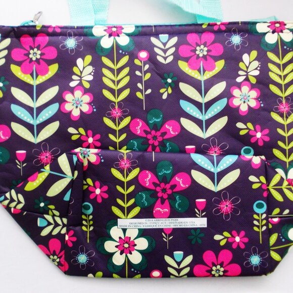 ๐ 3/$25 ๐ NWT Abbington Park Insulated Lunch Tote - Picture 3 of 6